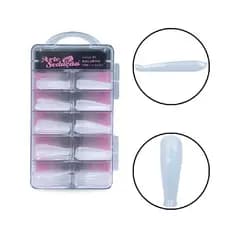 Molde F1 Bailarina Unhas de Gel, Arte Sedução, 100 Unidades Unha Fibra Acrílico Polygel Manicure