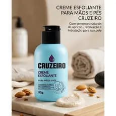 Creme esfoliante p/mãos e pés 95ml