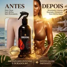 Oleo Tradicional Ativador Cruzeiro 500ml + Fita - Bronzeamento Natural e Bronzeamento Maquina