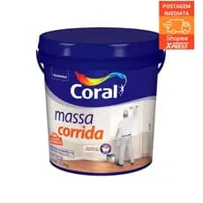 Massa Corrida Alto Rendimento Coral Fácil Aplicação 5,7KG