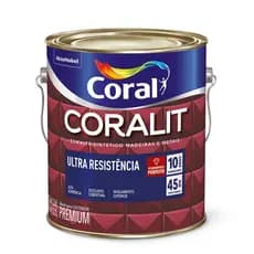 Tinta Esmalte para Madeira Metal Brilhante Coralit 3.6L- Varias Cores