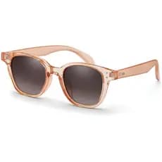 Óculos de Sol Feminino Original Quadrado Polarizado Marrom Transparente + Estojo