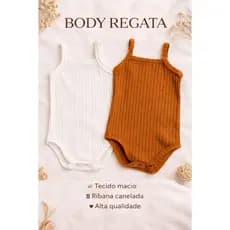 Kit 2 bodys  de bebe menina básicos, body bebê menina