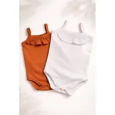 kit 2 bodys infantil menina bebê , bori alcinha