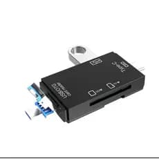 Leitor De Cartão Sd Usb C 6 Em 1 2.0 Para Pc/celular, Note