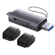 Leitor De Cartão Usb C E Usb 3.0 Para Sd E Micro Sd/ Baseus Prateado