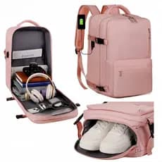 Mochila De Viagem Multifuncional À Prova D'água Aprovada Pela Companhia Aérea W02 yobel