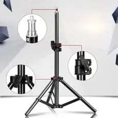 Tripé Para Iluminação Led 2.1 Metros Universal Kwai/Tik Tok Celular YOBEL yobel