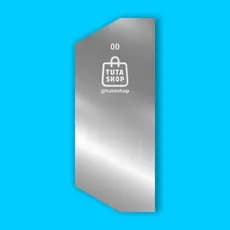 Espátula decorativa 00 em aço inox alisadora espátula para bolo
