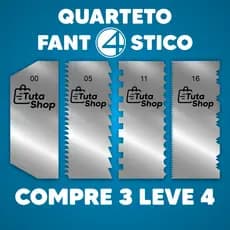 Kit Espátulas Decorativas Quarteto Fantástico em Aço Inox Espátulas para Bolo em Inox
