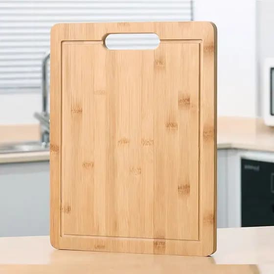 Tábua De 100% bambu Grande para Carne Legumes fruta Ecológico Bambu Com Alça