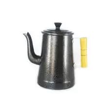 Bule De Cafe Chá Leite Em Alumínio Alça de Madeira Colorido (1,76Lts)