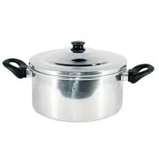 Panela Caçarola Reforçada c/tampa 24cm de alumínio