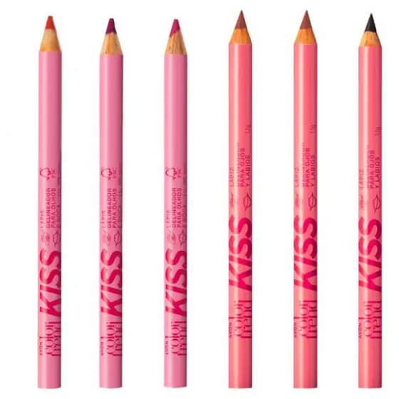 1 Lapis Delineador para Olhos e Boca Kiss Color Trend Avon Belga ou Leite ou Amargo ou Nude ou Pink