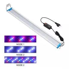 Luminária Aquário Plantado Led 15w 48cm A 60cm 3cores Bivolt