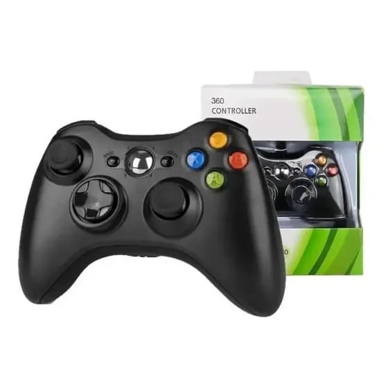 Controle Xbox 360 Sem Fio Wireless para PC PS3 Android Joystick Gamer Ergonômico com Analógicos e Gatilhos de Precisão