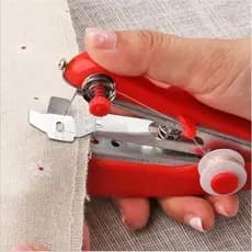 Mini Máquina de Costura Manual Portátil de Mão Compacta Costura Rápida para Reparos em Roupas e Tecidos Fácil de Usar