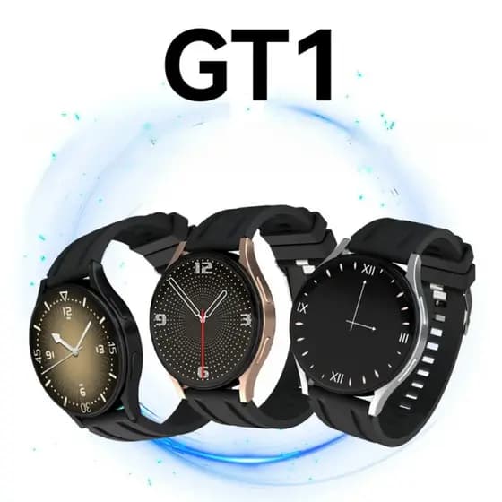 GT1 Smart Watch 1.32" IPS Pure Round Full Touch Screen Bluetooth Call Smartwatch Sleep Monitoring