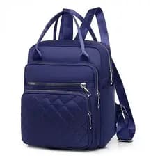 Mochila Feminina para Viagem Casual à Prova d'Água em Oxford, Se Torna Bolsa de Mão Alex