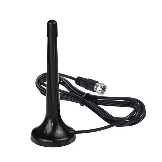 Antena Digital Interna Amplificada HD Portátil Cabo 5 Metros Sinal TV Digital Alta Definição Compatível com Smart TV