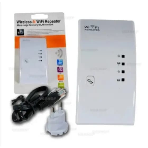Repetidor WiFi 300Mbps 2.4GHz Amplificador de Sinal Wireless Extensor com Porta RJ45