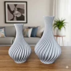 Vaso Espiral Decorativo 15cm e 18cm