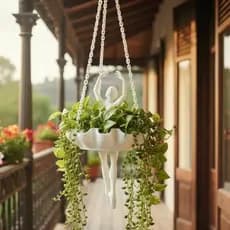 Vaso Bailarina Suspenso Decorativo para Plantas Pendentes Suculentas