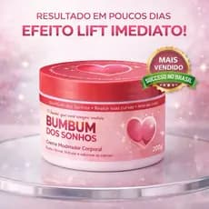 BUMBUM DOS SONHOS – 200 g CREME MODELADOR CORPORAL TERMOGÊNICO