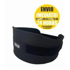 Cinturão Cinto de Academia Agachamento Musculação Crossfit Reforçado com Fibra de PVC Super Forte