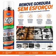 Espuma Desengordurante Limpeza Cozinha Remove Gordura Pesada Zip 300Ml - My Place