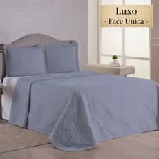 Cobre Leito Luxo Para Cama de Casal + Kit 2 Portas Travesseiros - marca.casa
