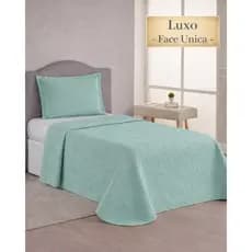 Cobre Leito Luxo Para Cama de Solteiro + 01 Porta Travesseiro - marca.casa