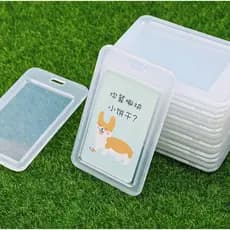 porta cartão Transparente À Prova D'água Tampa Do Cartão De Identificação Em PVC Capa Plástica Para Proteger Cartões