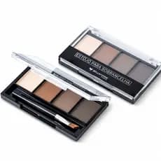 Maquiagem| Paleta de Sobrancelha Bella Femme | Cores Pigmentadas Alta Fixação/ Efeito Natural