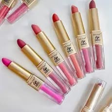 Batom e Gloss Duo Lip Belle Angel/ Batom Efeito Matte/ Belle Angel/ Duo Lip/ Batom e Gloss