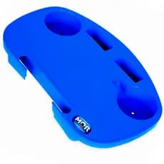 Mesa Portatil para Cadeira de Praia Suporte Porta Copo Objetos Treco Chaves 4 Compartimentos Encaixe Fácil