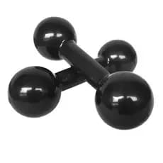 Halter Emborrachado 3kg Par Academia Ginástica Crossfit