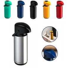 Garrafa Térmica Para Café Verona 600ml ou 1 ou 1,8 Litros Unitermi Aço Inox Quente Fria