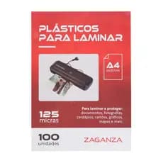 Plástico Para Plastificação Zaganza A4 210x297 0,05mm 100un