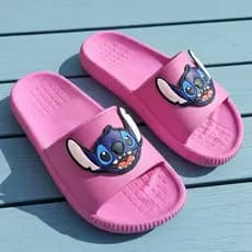 Chinelo Nuvem infantil Stitch Menina e Menino leve e Confortável Slide adulto Masculino e feminino