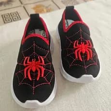 Tênis Infantil Menino Aranha Sem Cadarço Confortável e Leve Macio para o Dia Dia e Escolar