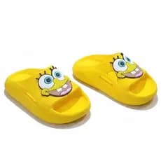 CHINELO NUVEM BOB ESPONJA INFANTIL MENINO LEVE E CONFORTÁVEL ANTIDERRAPANTE  PAPETE MASCULINO