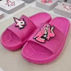 Chinelo Nuvem Infantil Menina Emily Vick Dos Rosa Leve e Confortável Slide Adulto Super Estiloso