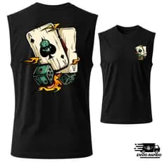 Regata Masculina Machão Básica Oversized 100% Algodão 30.1