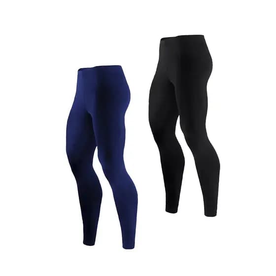 Kit 2 Calça Térmica Segunda Pele Unissex Esportiva Proteção Uv 50fps+