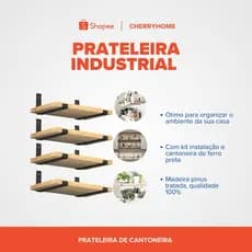 6 Prateleiras para escritório feitas de madeira com acabamento artesanal