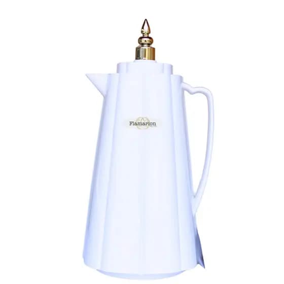 Garrafa Térmica Premium 1l Quente E Frio Café Chá Branca