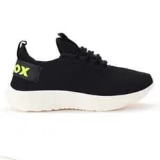 Tenis Wbox  JOGGING PRETO VERDE Unissex Corrida Confortavel Academia Leve Treino Promocao Macio