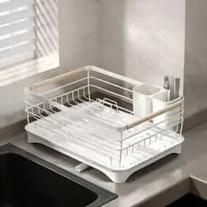 Escorredor Loucas Porta Talheres Base Coletora Pratico Resistente Organizador