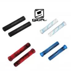 Manopla Punho Luvas Bicicleta Gios 165mm SEM FLANGE bmx dh freeride wheeling Azul, Vermelho, Branco e Preto